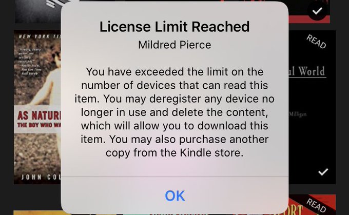 license limit reached