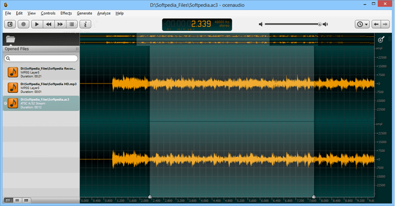 ocenaudio mix tracks ocenaudio mix tracks